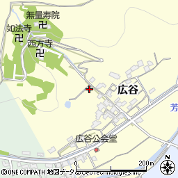 岡山県岡山市東区広谷257周辺の地図