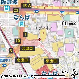 ファーストキッチン　難波戎橋店周辺の地図