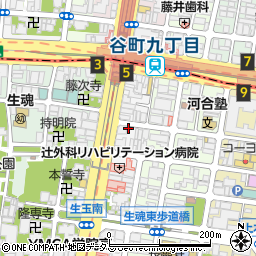 ＫＦ－Ｐａｒｋ上本町第２駐車場周辺の地図