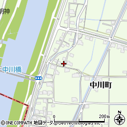 岡山県岡山市東区中川町737周辺の地図