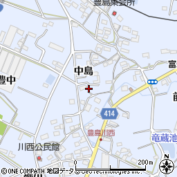 愛知県田原市豊島町高畑12周辺の地図