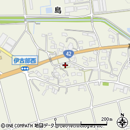 愛知県豊橋市伊古部町島周辺の地図