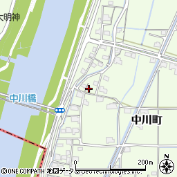 岡山県岡山市東区中川町735周辺の地図