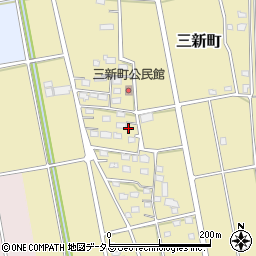 静岡県浜松市中央区三新町263周辺の地図