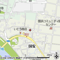 静岡県掛川市国安831周辺の地図