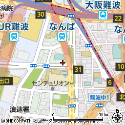 トヨタレンタリース大阪なんばターミナル店周辺の地図
