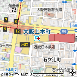鶏太郎上本町駅ナカ店周辺の地図