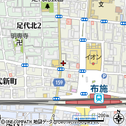 澤田生花店周辺の地図