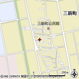 静岡県浜松市中央区三新町257周辺の地図