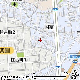 岡山県岡山市中区国富828-10周辺の地図