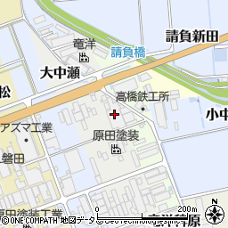 静岡県磐田市大中瀬840周辺の地図