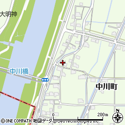 岡山県岡山市東区中川町733周辺の地図