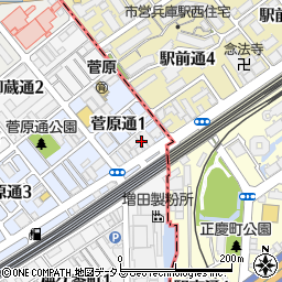 亀井鉄工周辺の地図