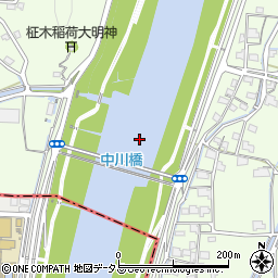 中川橋周辺の地図