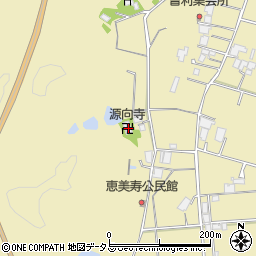 源向寺周辺の地図