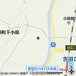 広島県安芸高田市甲田町下小原周辺の地図