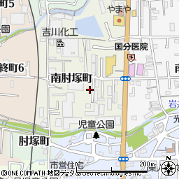 奈良県奈良市南肘塚町120-9周辺の地図