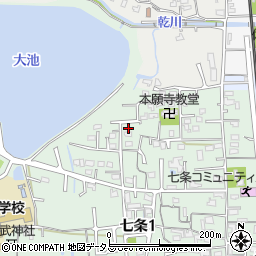 リベラル西の京周辺の地図