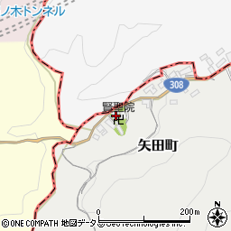 奈良県大和郡山市矢田町1935周辺の地図