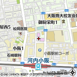 三菱ＵＦＪ銀行八戸ノ里支店周辺の地図