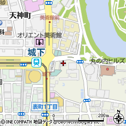 岡山県土地開発公社　総務部周辺の地図