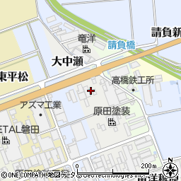 静岡県磐田市大中瀬827周辺の地図