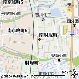 奈良県奈良市南肘塚町114-4周辺の地図