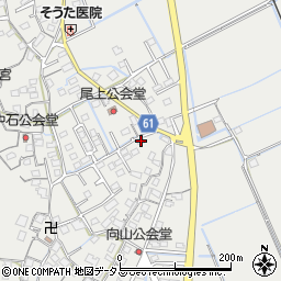 岡山県岡山市北区尾上581-1周辺の地図