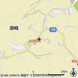 静岡県下田市須崎162周辺の地図