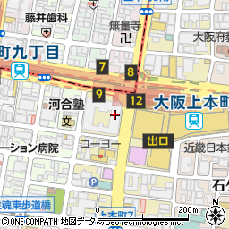 大衆呑処 サカグラ 上本町店周辺の地図