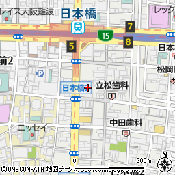 鳥貴族 近鉄日本橋店周辺の地図
