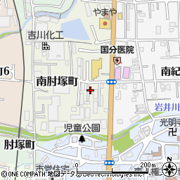 奈良県奈良市南肘塚町125-6周辺の地図