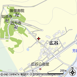 岡山県岡山市東区広谷116周辺の地図