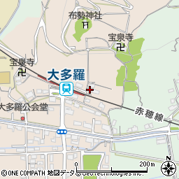 岡山県岡山市東区大多羅町448周辺の地図