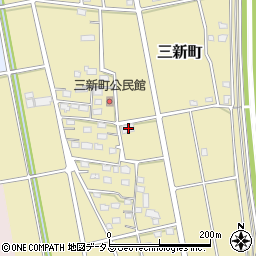 静岡県浜松市中央区三新町199周辺の地図
