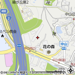 兵庫県神戸市垂水区名谷町阿弥陀坊周辺の地図