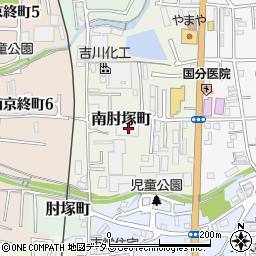 奈良県奈良市南肘塚町99周辺の地図