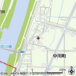 中川町公民館周辺の地図