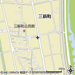 静岡県浜松市中央区三新町200周辺の地図