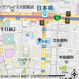 スーパーホテルなんば・日本橋周辺の地図