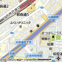 ガスト兵庫駅南店周辺の地図