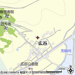 岡山県岡山市東区広谷108周辺の地図