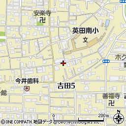 リパーク東大阪吉田５丁目駐車場周辺の地図
