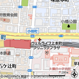 大阪歯科衛生士専門学校周辺の地図