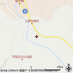広島県三次市三和町上板木56周辺の地図