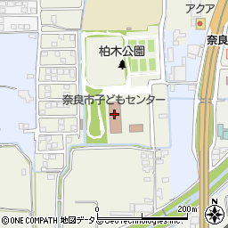 奈良市役所　子どもセンター子育て相談課周辺の地図