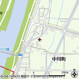 岡山県岡山市東区中川町741周辺の地図