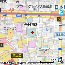 神戸牛和ノ宮なんばオリエンタルホテル周辺の地図