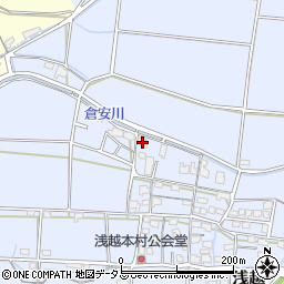 岡山県岡山市東区浅越407周辺の地図