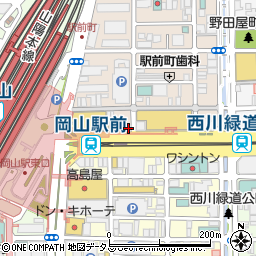 ファミリーマート岡山桃太郎大通り店周辺の地図